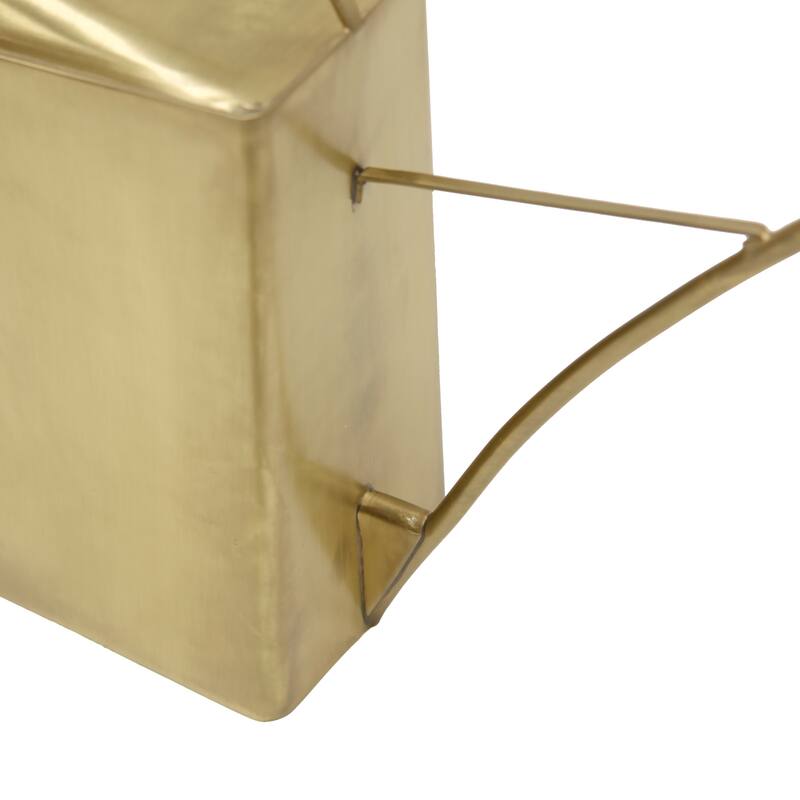 Achla Designs 13"L Brushed Finished Solid Brass Elegant Modern